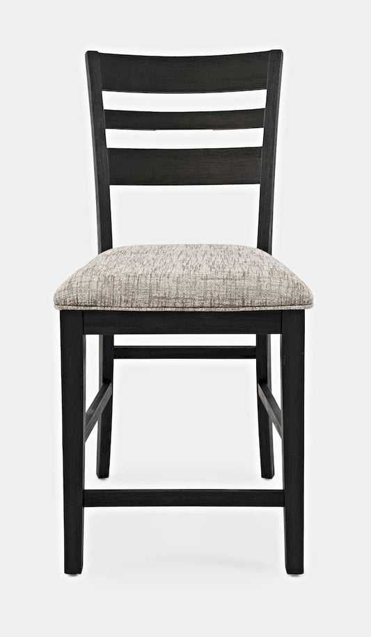 Jofran - Altamonte Ladderback Counter Stool in Dark Charcoal Grey (Set of 2) - 1851-BS420KD view 1