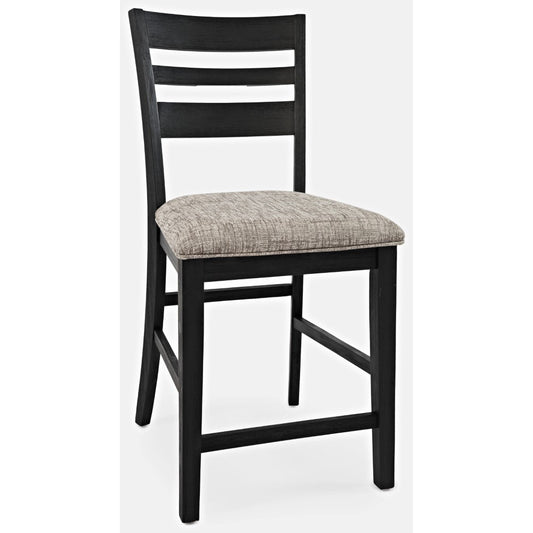 Jofran - Altamonte Ladderback Counter Stool in Dark Charcoal Grey (Set of 2) - 1851-BS420KD veiw 1