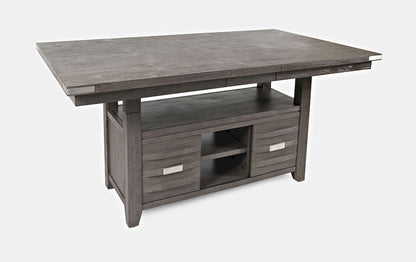 Jofran - Altamonte Rectangle Counter Height Table in Brushed Grey - 1855-72 view 2