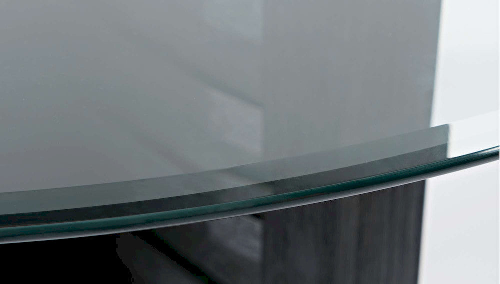Jofran - Altamonte Round Counter Height Table with Glass Top - Dark Charcoal - 1851-50BG48RD view 3