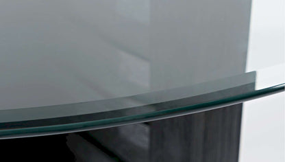 Jofran - Altamonte Round Counter Height Table with Glass Top - Dark Charcoal - 1851-50BG48RD view 3