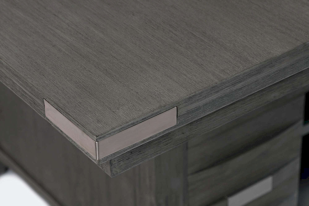 Jofran - Altamonte Square Counter Height Table in Brushed Grey - 1855-60 view 3