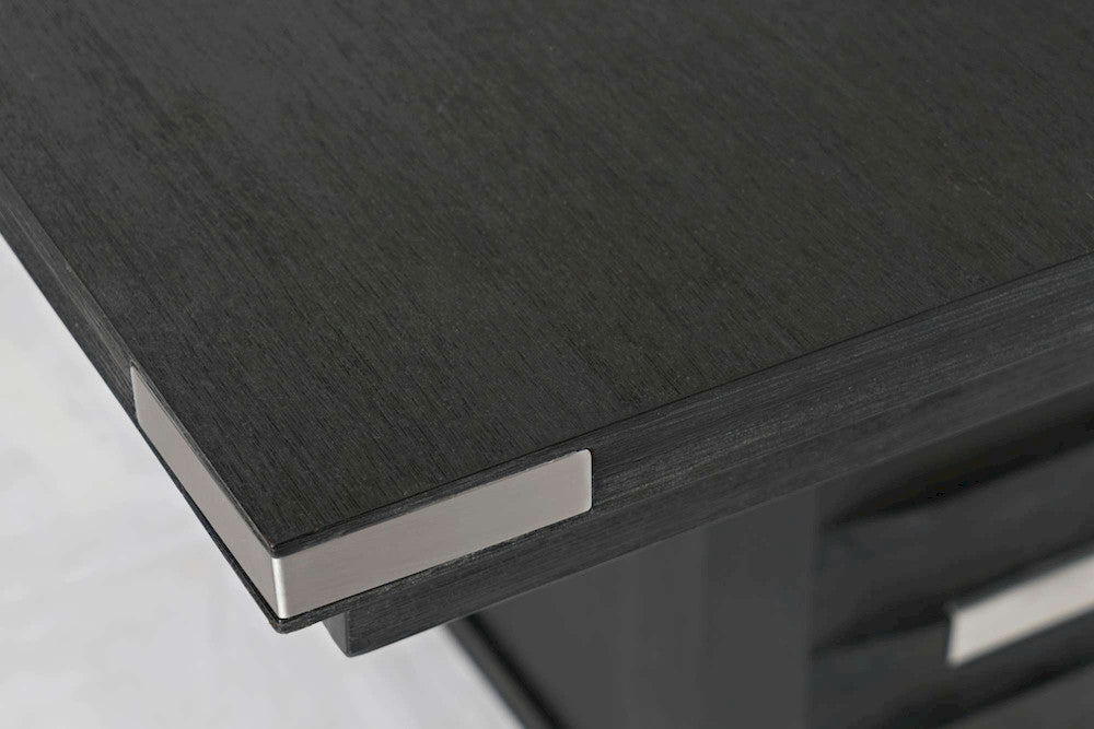Jofran - Altamonte Square Counter Height Table in Dark Charcoal Grey - 1851-60 view 3