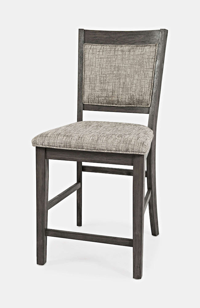Jofran - Altamonte Upholstered Counter Stool in Brushed Grey (Set of 2) - 1855-BS520KD view 3