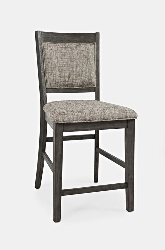 Jofran - Altamonte Upholstered Counter Stool in Brushed Grey (Set of 2) - 1855-BS520KD veiw 1