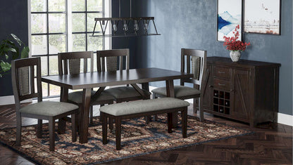 Jofran - American Rustics Trestle Dining Table - 1838-72 view 5