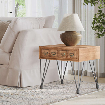 Jofran - American Vintage End Table with Apothecary Drawers - 2129-3 view 12