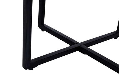 Jofran - Ames Solid Wood Modern 20in Round End Table - Natural and Black - 2058-6 veiw 6