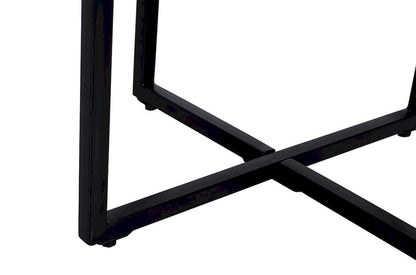 Jofran - Ames Solid Wood Modern 20in Round End Table - Natural and Black - 2058-6 view 5