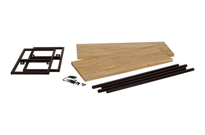 Jofran - Ames Solid Wood Modern 50in Console Sofa Table - Natural and Black - 2058-4 veiw 6