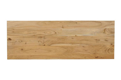 Jofran - Ames Solid Wood Modern 50in Console Sofa Table - Natural and Black - 2058-4 veiw 7