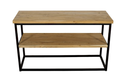 Jofran - Ames Solid Wood Modern 50in Console Sofa Table - Natural and Black - 2058-4 view 1