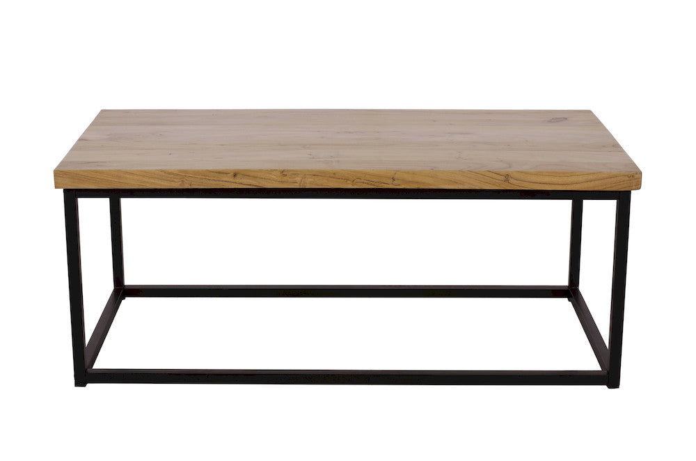 Jofran - Ames Solid Wood Modern Coffee Table - Natural and Black - 2058-1 view 1