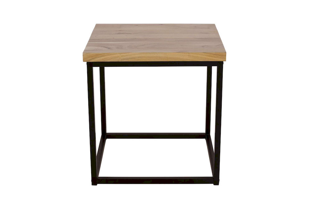 Jofran - Ames Solid Wood Modern End Table - Natural and Black - 2058-3 view 1