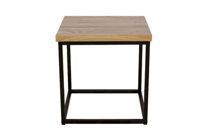 Jofran - Ames Solid Wood Modern End Table - Natural and Black - 2058-3 view 1