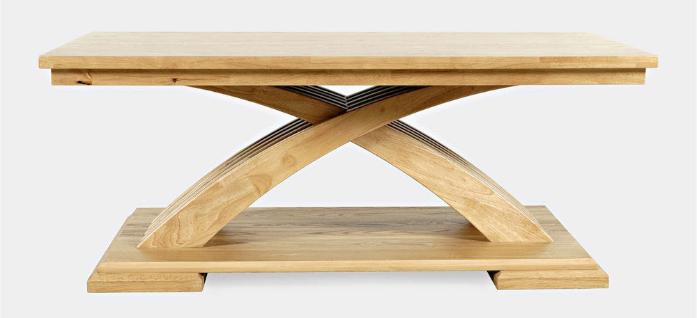 Jofran - Anthology Contemporary 48in Curved Base Coffee Table - Natural - 2092-1 view 1