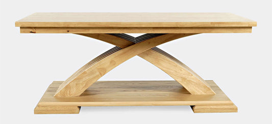 Jofran - Anthology Contemporary 48in Curved Base Coffee Table - Natural - 2092-1 view 1