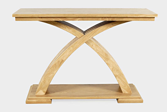Jofran - Anthology Contemporary 48in Curved Base Console Sofa Table - Natural - 2092-4 view 1