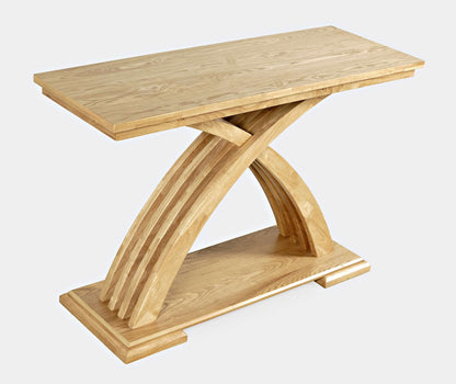 Jofran - Anthology Contemporary 48in Curved Base Console Sofa Table - Natural - 2092-4 view 4