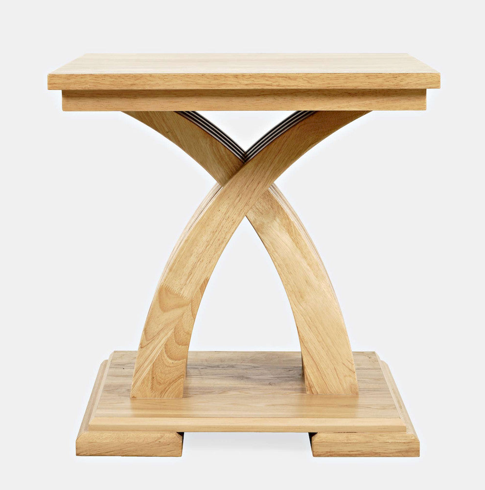 Jofran - Anthology Contemporary Curved Base End Table - Natural - 2092-3 view 1