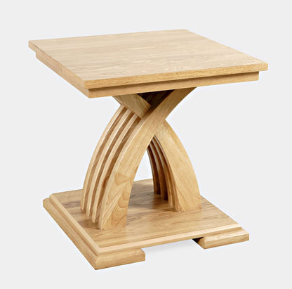 Jofran - Anthology Contemporary Curved Base End Table - Natural - 2092-3 view 2