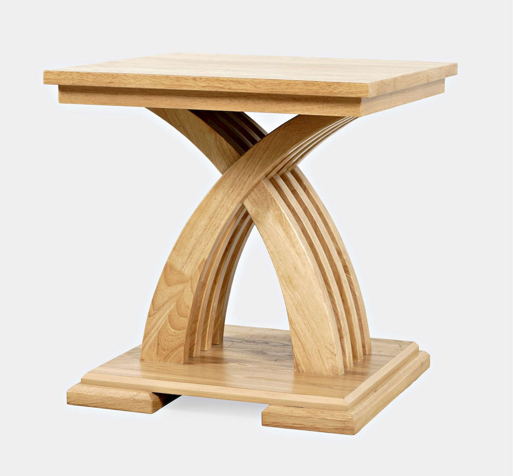 Jofran - Anthology Contemporary Curved Base End Table - Natural - 2092-3 view 3