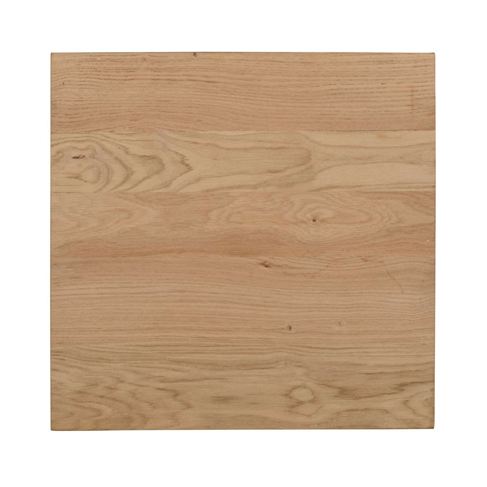 Jofran - Archimedes 20in Arched Wood Square Modern Rustic End Table in Oak - 2430-3 view 6