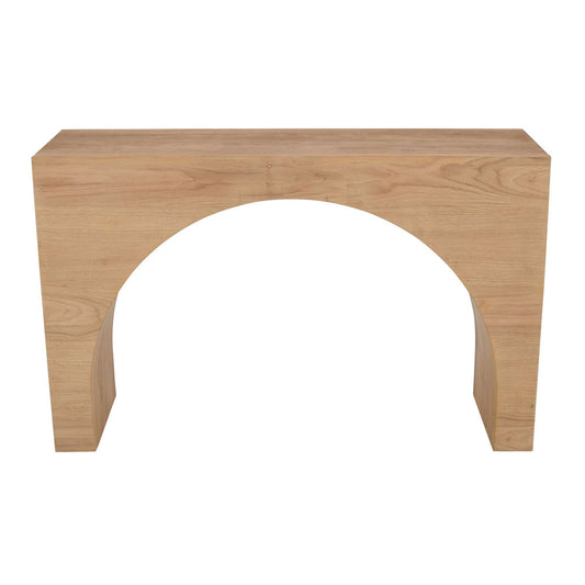 Jofran - Archimedes 48in Arched Wood Modern Rustic Sofa Console Table in Oak - 2430-4 view 1