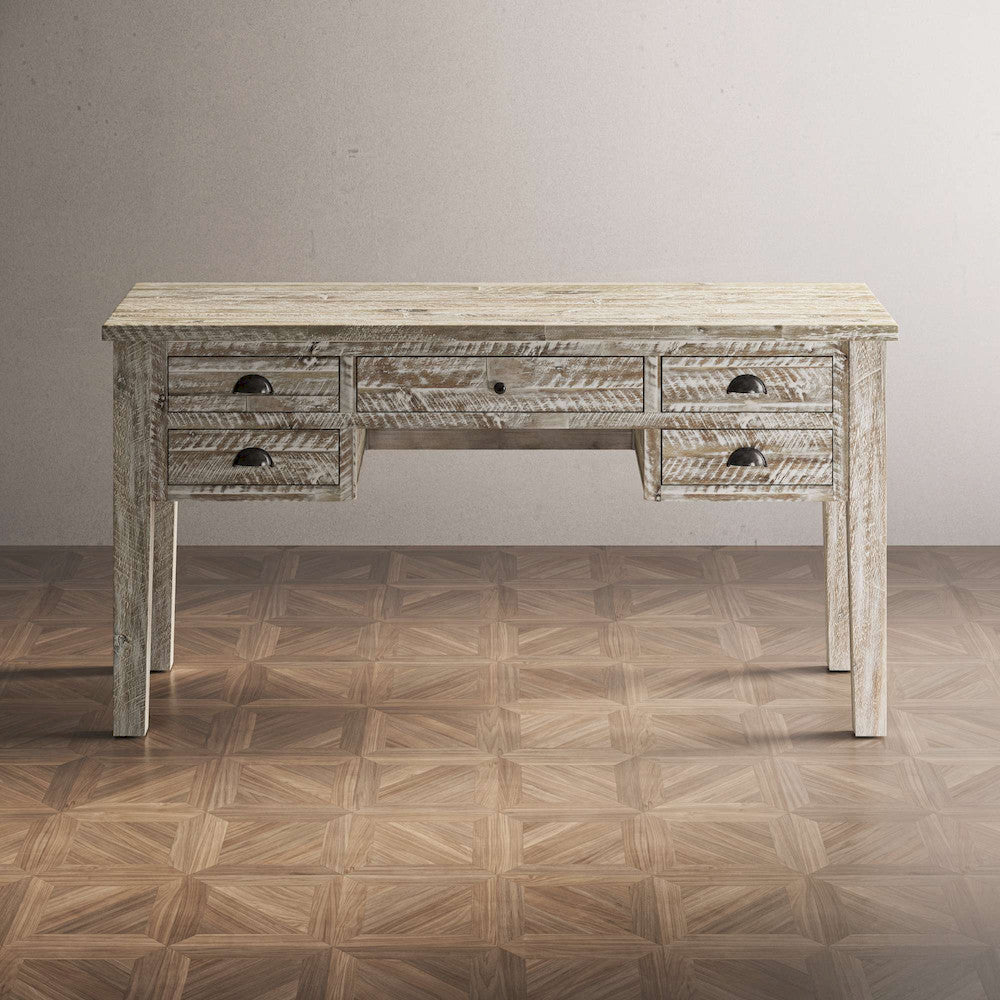 Jofran - Artisans Craft 5 in Draer Desk in ashed Grey - 1743-58 view 6