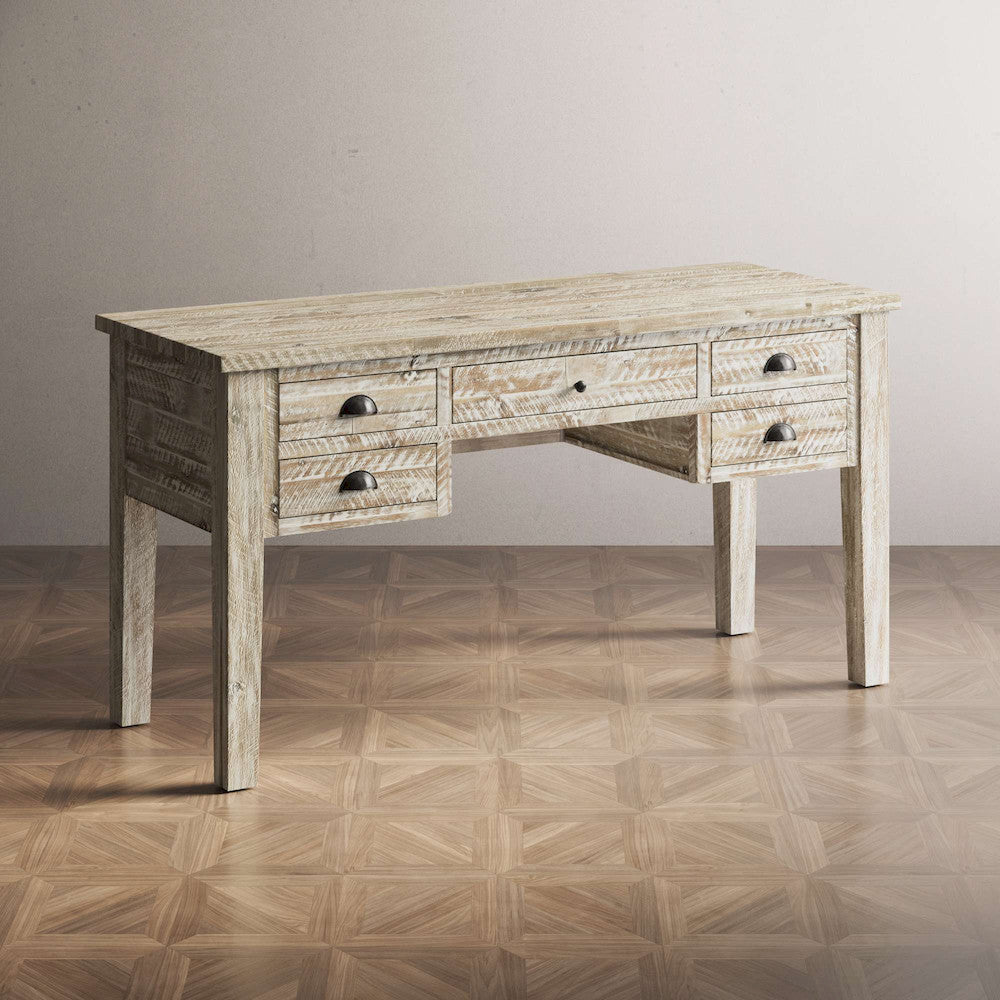 Jofran - Artisans Craft 5 in Draer Desk in ashed Grey - 1743-58 view 7
