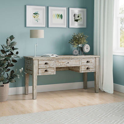 Jofran - Artisans Craft 5 in Draer Desk in ashed Grey - 1743-58 view 13