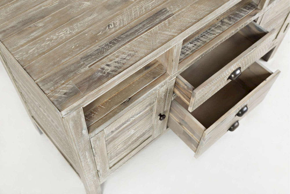 Jofran - Artisans Craft 50in Media Console in ashed Grey - 1743-50 view 6