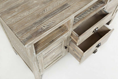 Jofran - Artisans Craft 50in Media Console in ashed Grey - 1743-50 view 6