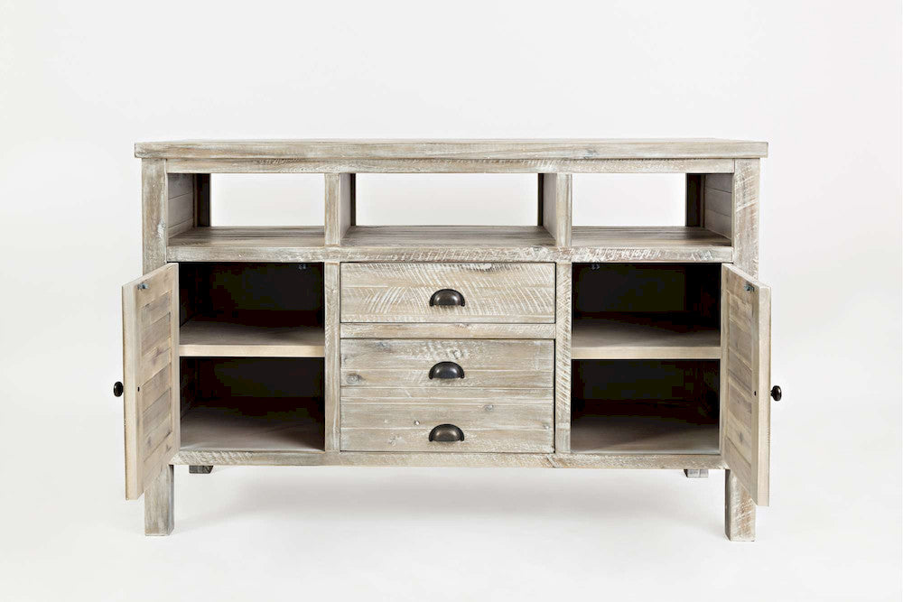 Jofran - Artisans Craft 50in Media Console in ashed Grey - 1743-50 view 8