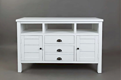 Jofran - Artisans Craft 50in Media Console in eathered white - 1744-50 view 1
