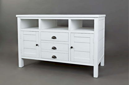 Jofran - Artisans Craft 50in Media Console in eathered white - 1744-50 view 3