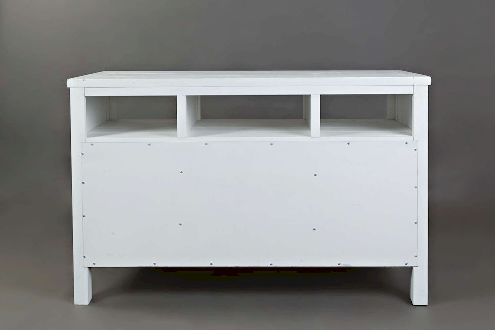 Jofran - Artisans Craft 50in Media Console in eathered white - 1744-50 view 4