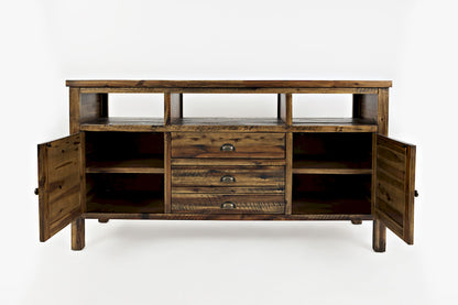Jofran - Artisans Craft 60in Media Console in Dakota Oak - 1742-60 view 8