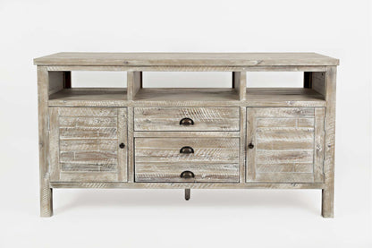 Jofran - Artisans Craft 60in Media Console in Washed Grey - 1743-60 view 1