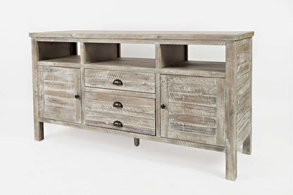 Jofran - Artisans Craft 60in Media Console in Washed Grey - 1743-60 view 3
