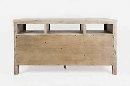 Jofran - Artisans Craft 60in Media Console in Washed Grey - 1743-60 view 4