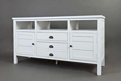 Jofran - Artisans Craft 60in Media Console in weathered white - 1744-60 view 3