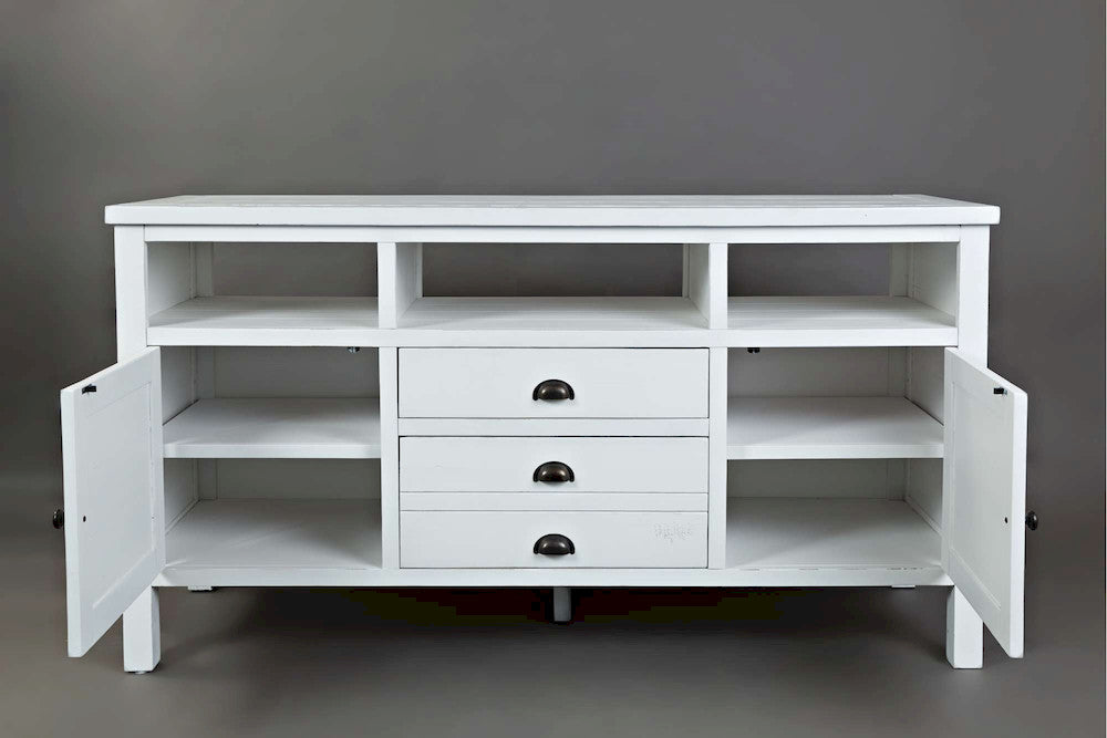 Jofran - Artisans Craft 60in Media Console in weathered white - 1744-60 view 8