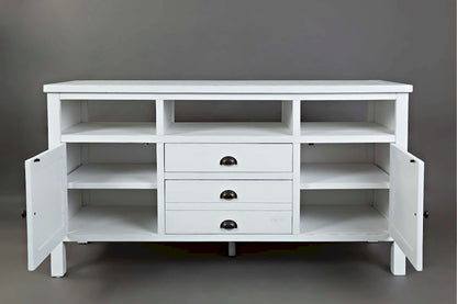 Jofran - Artisans Craft 60in Media Console in weathered white - 1744-60 view 8