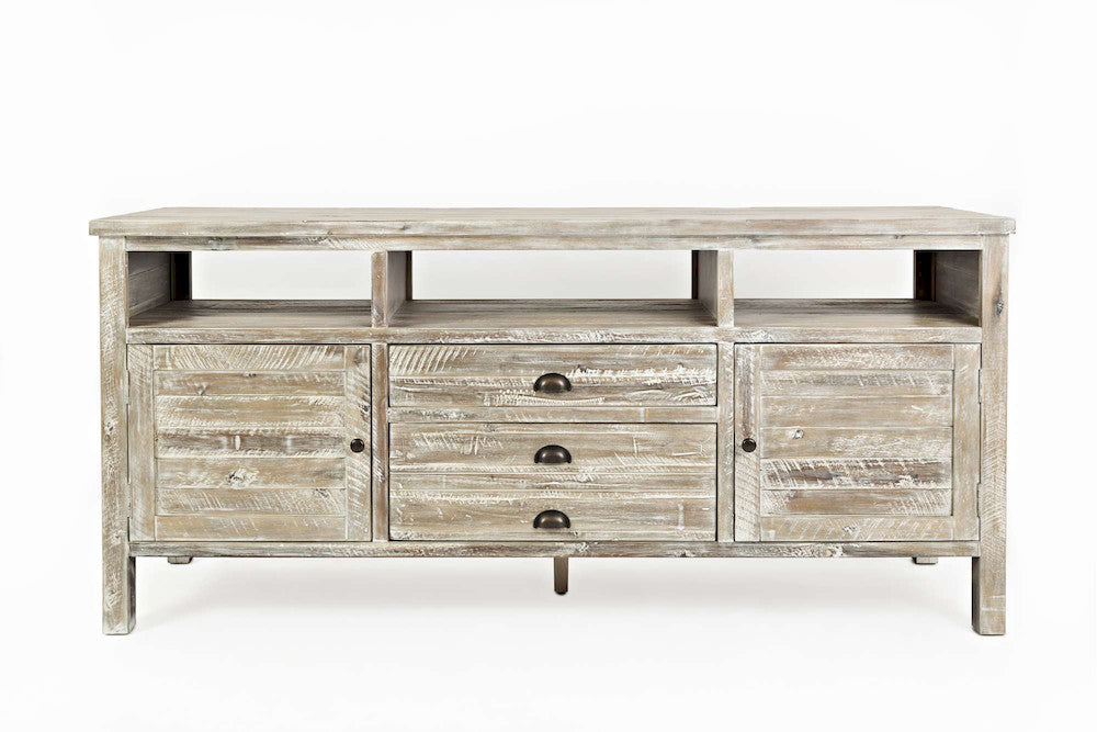 Jofran - Artisans Craft 70in Media Console in ashed Grey - 1743-70 view 1