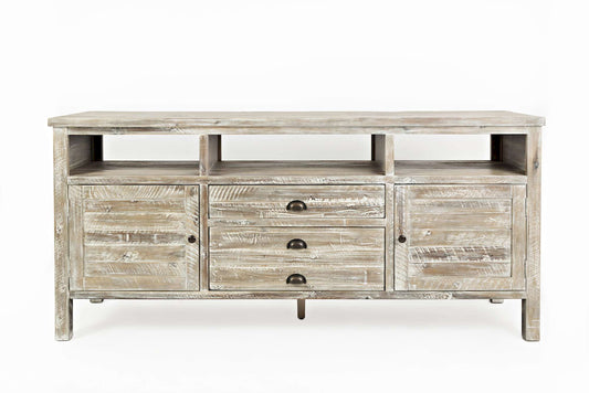 Jofran - Artisans Craft 70in Media Console in ashed Grey - 1743-70 view 1