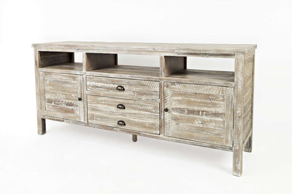 Jofran - Artisans Craft 70in Media Console in ashed Grey - 1743-70 view 3