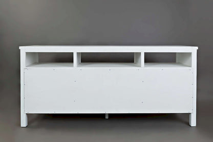 Jofran - Artisans Craft 70in Media Console in eathered white - 1744-70 view 4