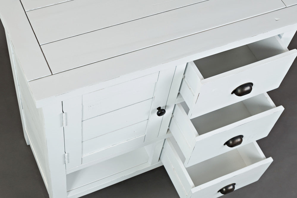 Jofran - Artisans Craft Accent Chest in eathered white - 1744-32 view 6