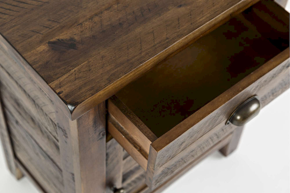 Jofran - Artisans Craft Accent Table in Dakota Oak - 1742-20 view 6